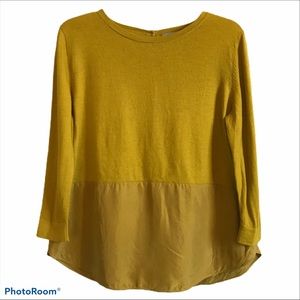 COS Merino Wool Silk Sweater 3/4 Sleeve